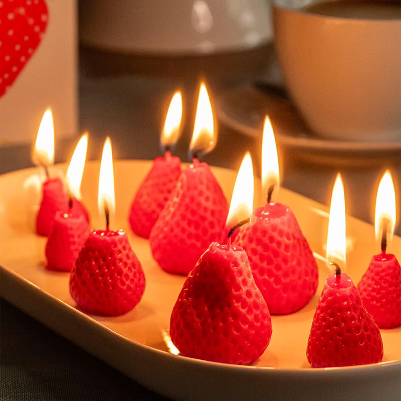ERBEEREN Körbli Kerzen